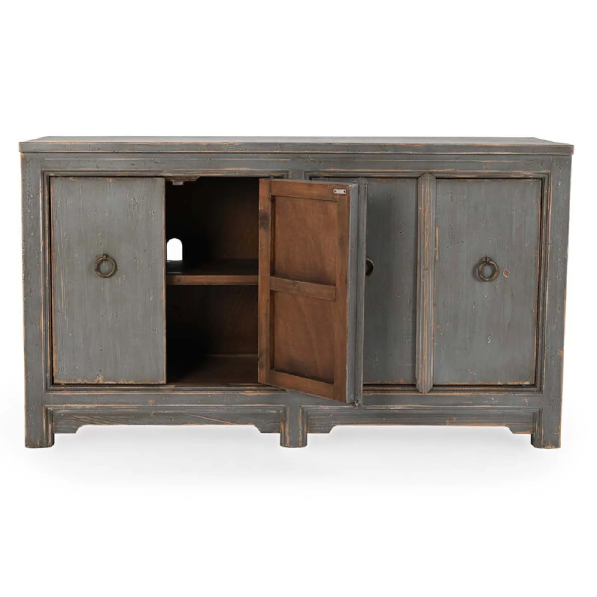 Amherst Solid Wood 4dr Cabinet Dining Storage Classic Home 8