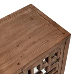 Arley Solid Wood 6dr Cabinet – Brown Dining Storage Brown 20
