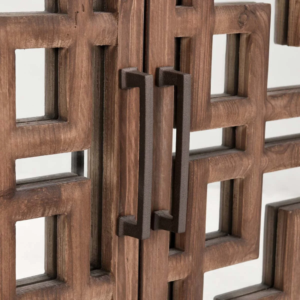 Arley Solid Wood 6dr Cabinet – Brown Dining Storage Brown 11