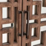 Arley Solid Wood 6dr Cabinet – Brown Dining Storage Brown 21