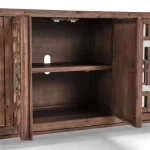 Arley Solid Wood 6dr Cabinet – Brown Dining Storage Brown 22