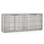 Chandler Solid Wood 4dr Cabinet Dining Storage Antique Blue 14