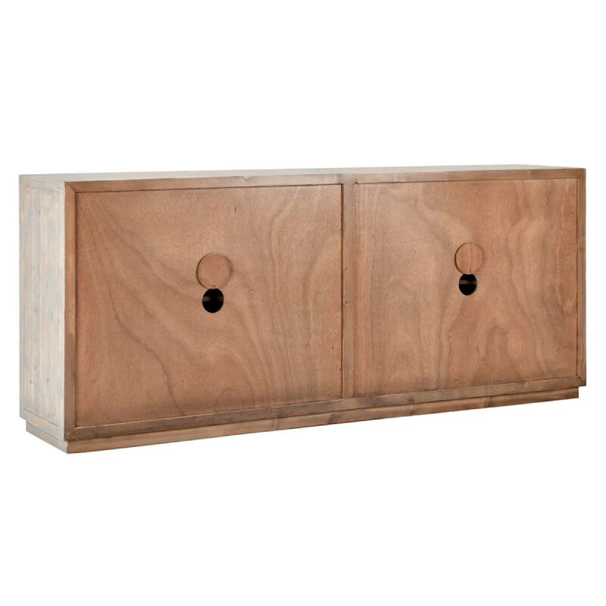 Chandler Solid Wood 4dr Cabinet Dining Storage Antique Blue 9