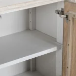 Elodie Solid Wood 4dr Cabinet – Beige-natural Dining Storage Beige/Natural 21
