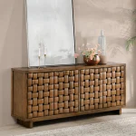 Bast Solid Wood 4dr Cabinet - Image 8