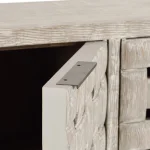Bast Solid Wood 4dr Cabinet – Timeworn Cream Dining Storage Classic Home 22