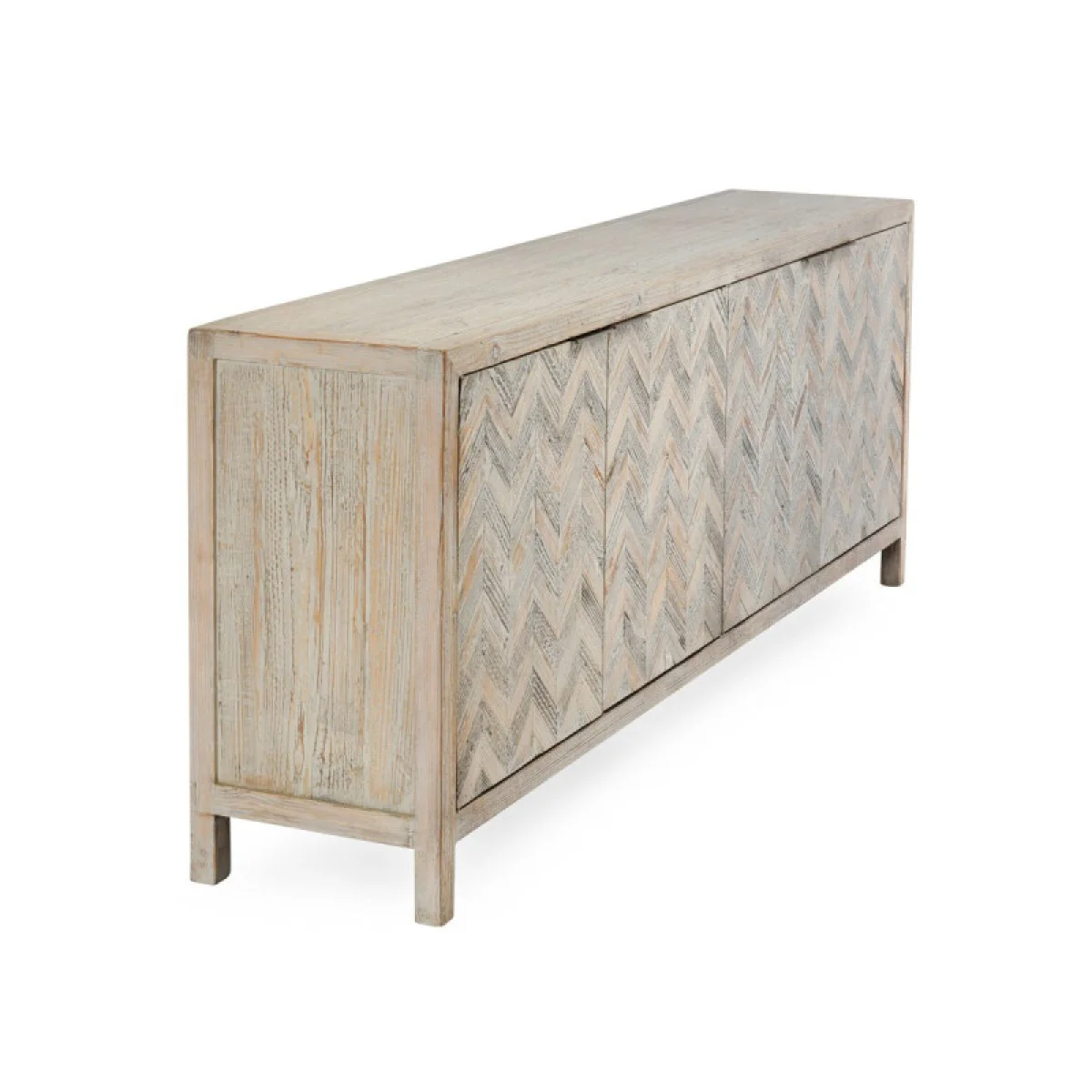Sienna Solid Wood 4dr Cabinet Dining Storage Classic Home 8