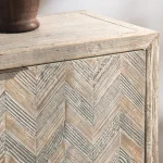Sienna Solid Wood 4dr Cabinet Dining Storage Classic Home 24