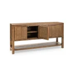 Osiris Solid Wood 4dr Cabinet Dining Storage Brown 16