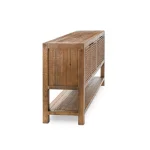 Osiris Solid Wood 4dr Cabinet Dining Storage Brown 17