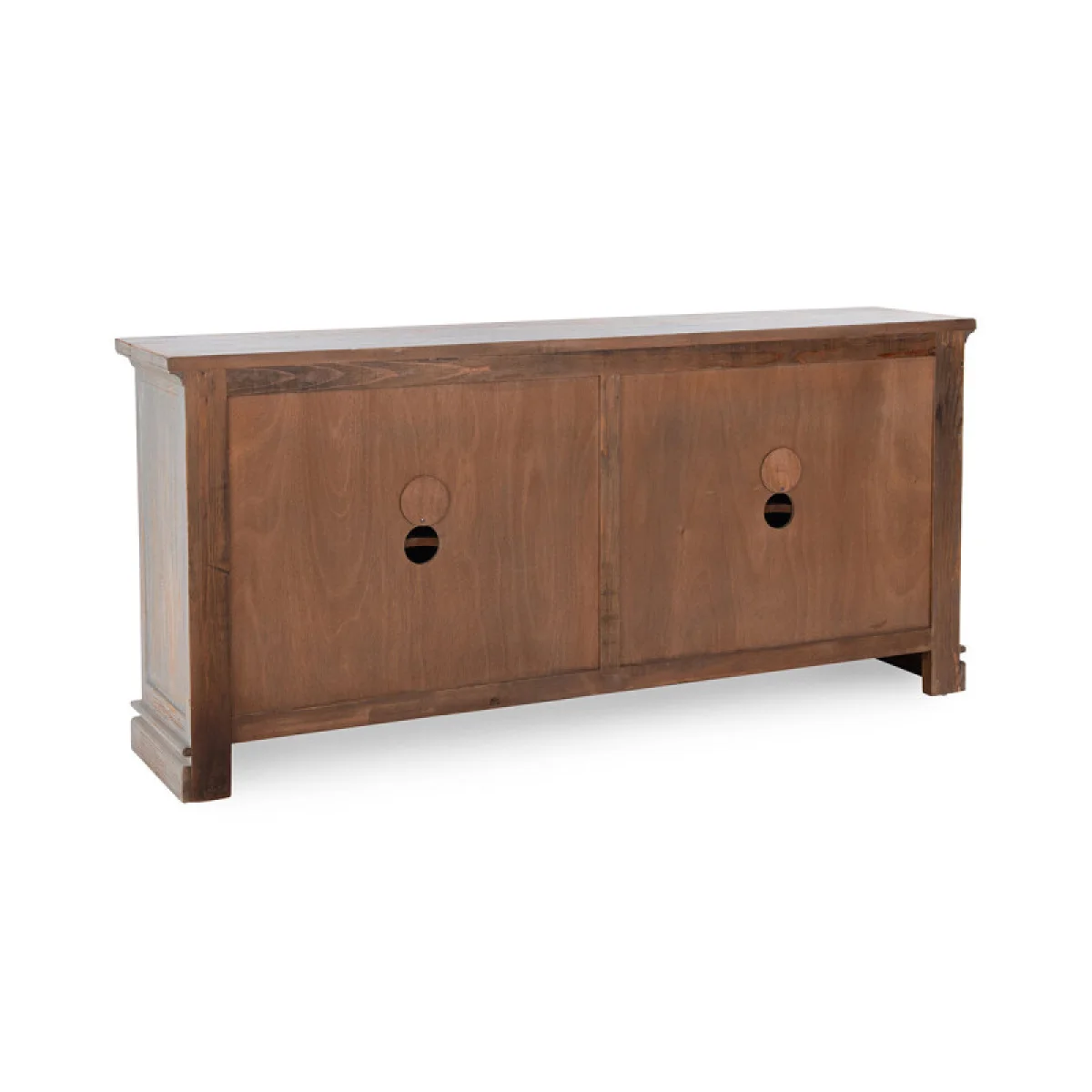 Janes Solid Wood 4dr Cabinet Dining Storage Blue Washed 8