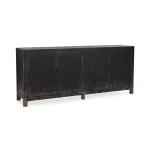 Naya Solid Wood 4dr Buffet Dining Storage black 16