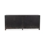 Naya Solid Wood 4dr Buffet Dining Storage black 18
