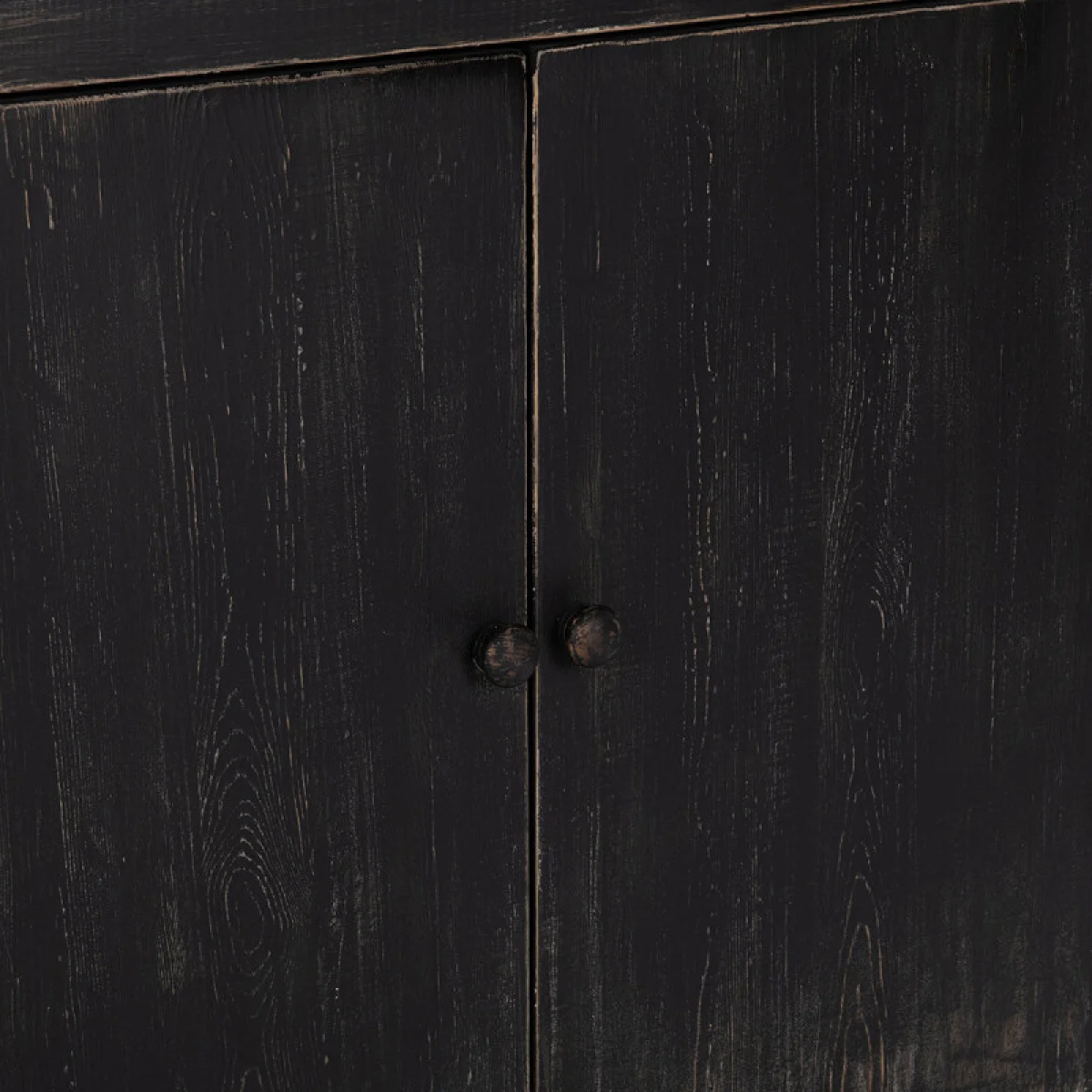 Naya Solid Wood 4dr Buffet Dining Storage black 11