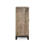 Vivienne Solid Wood Bar Cabinet - Light Gray - Image 4