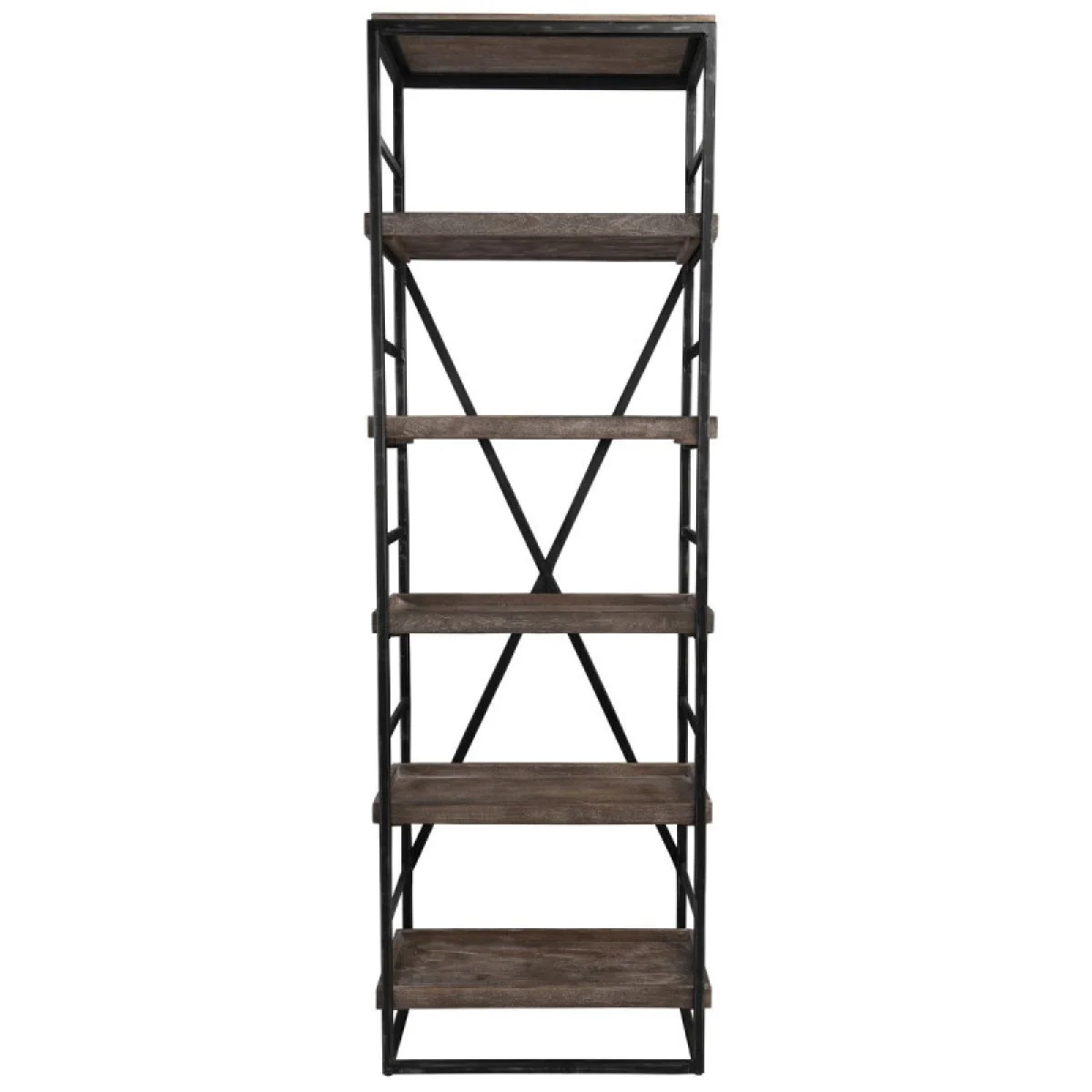 Evan Solid Wood Single Bookshelf Bookcases Bookcases 6