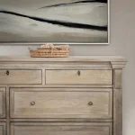 Adelaide Solid Wood 9dwr Dresser – Natural White Wash Dressers Classic Home 24