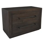 Magdalena Solid Wood 2dwr Nightstand Nightstands Brown 9