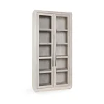 Bradley Solid Wood Tall Cabinet – White Wash Accent Furniture Accent Furniture 13
