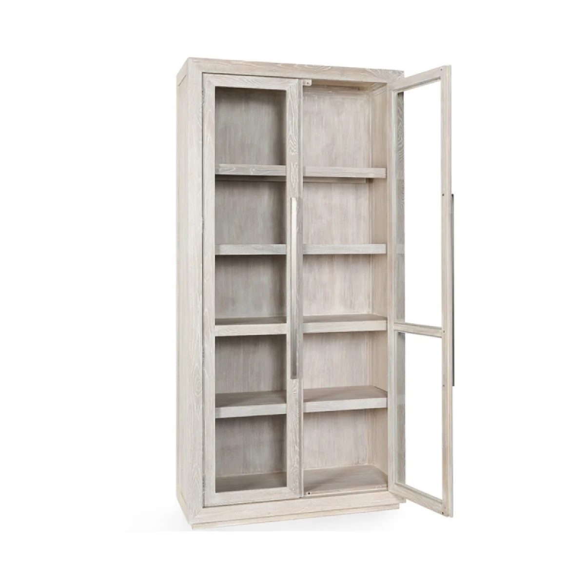 Bradley Solid Wood Tall Cabinet – White Wash Accent Furniture Accent Furniture 8