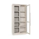 Bradley Solid Wood Tall Cabinet – White Wash Accent Furniture Accent Furniture 17