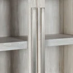 Bradley Solid Wood Tall Cabinet – White Wash Accent Furniture Accent Furniture 20