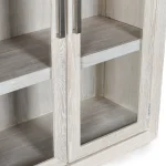 Bradley Solid Wood Tall Cabinet – White Wash Accent Furniture Accent Furniture 21