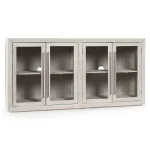 Bradley Solid Wood 4dr Cabinet – White Dining Storage Classic Home 12