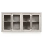 Bradley Solid Wood 4dr Cabinet – White Dining Storage Classic Home 14
