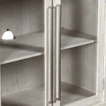 Bradley Solid Wood 4dr Cabinet – White Dining Storage Classic Home 19