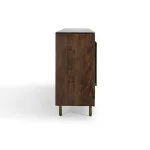 Norwood Solid Wood 4dr Buffet Dining Storage Bark Brown 16