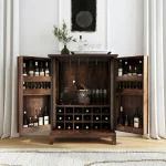 Vivienne Solid Wood Bar Cabinet Bar Furniture Bar Furniture 19