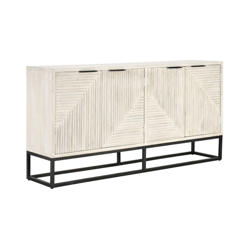 Flint Solid Wood 4dr Cabinet