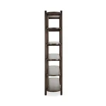Redford 81″ Bookcase Bookcases Bark Brown 14