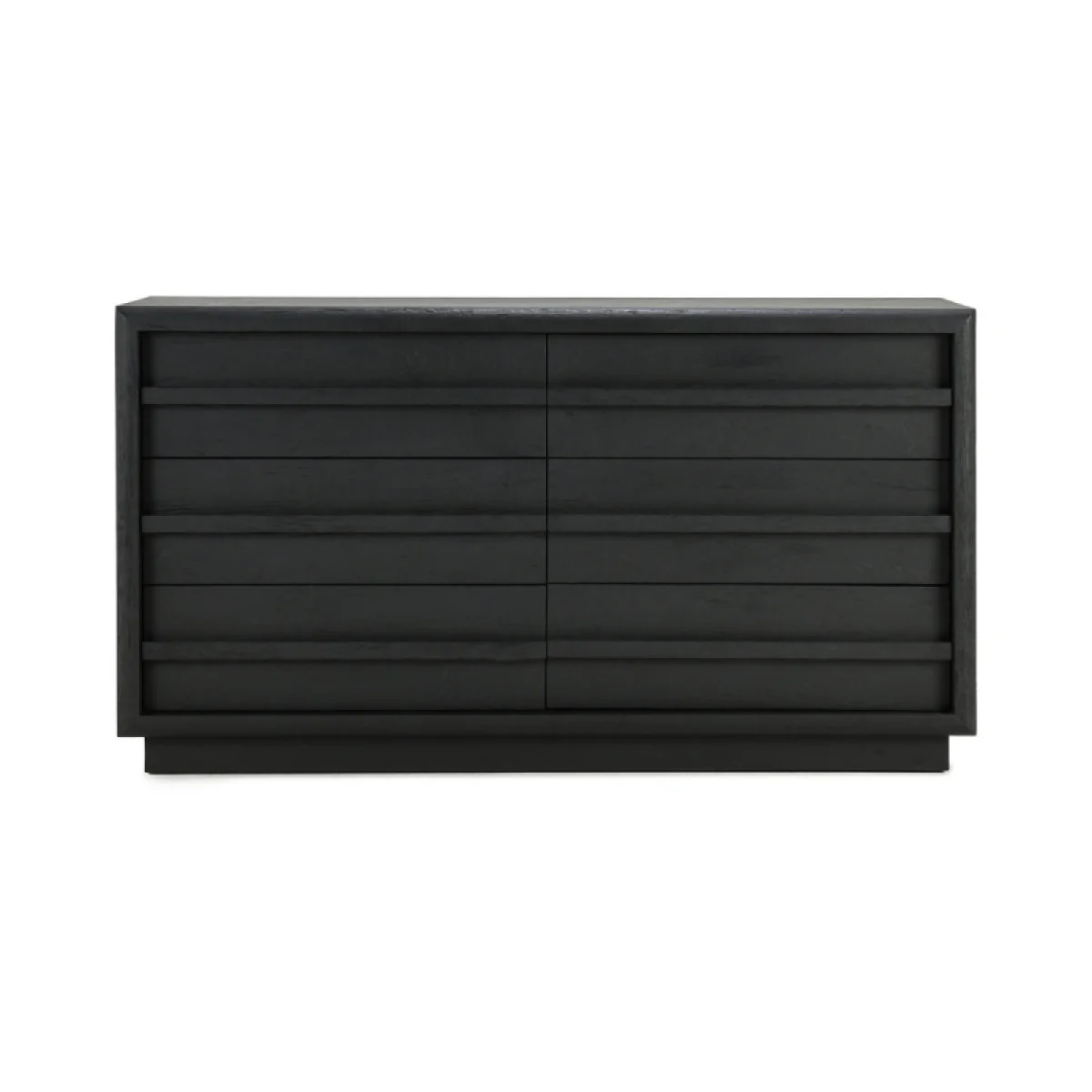 Sedona Solid Wood 6dwr Dresser Dressers black 6
