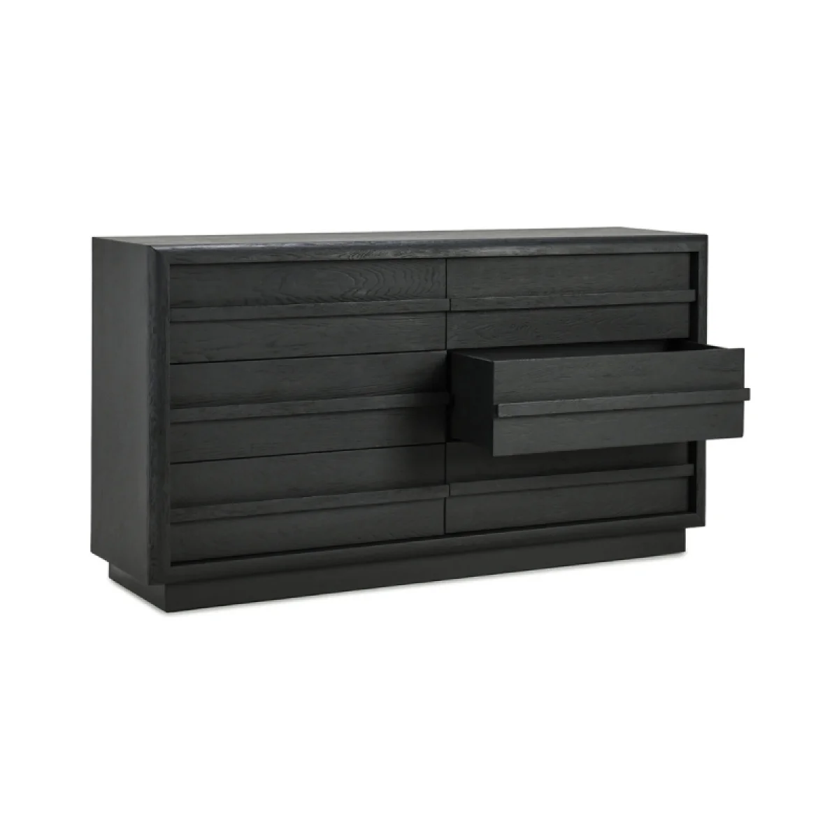 Sedona Solid Wood 6dwr Dresser Dressers black 9