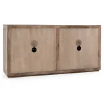 Jensen Cane/wood 4dr Cabinet Dining Storage Classic Home 19