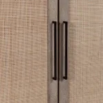 Jensen Cane/wood 4dr Cabinet Dining Storage Classic Home 20