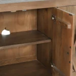 Vally Solid Wood 6dr Buffet Dining Storage Artisan Brown 21