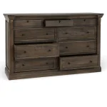 Adelaide Solid Wood 9dwr Dresser Dressers Brown 19