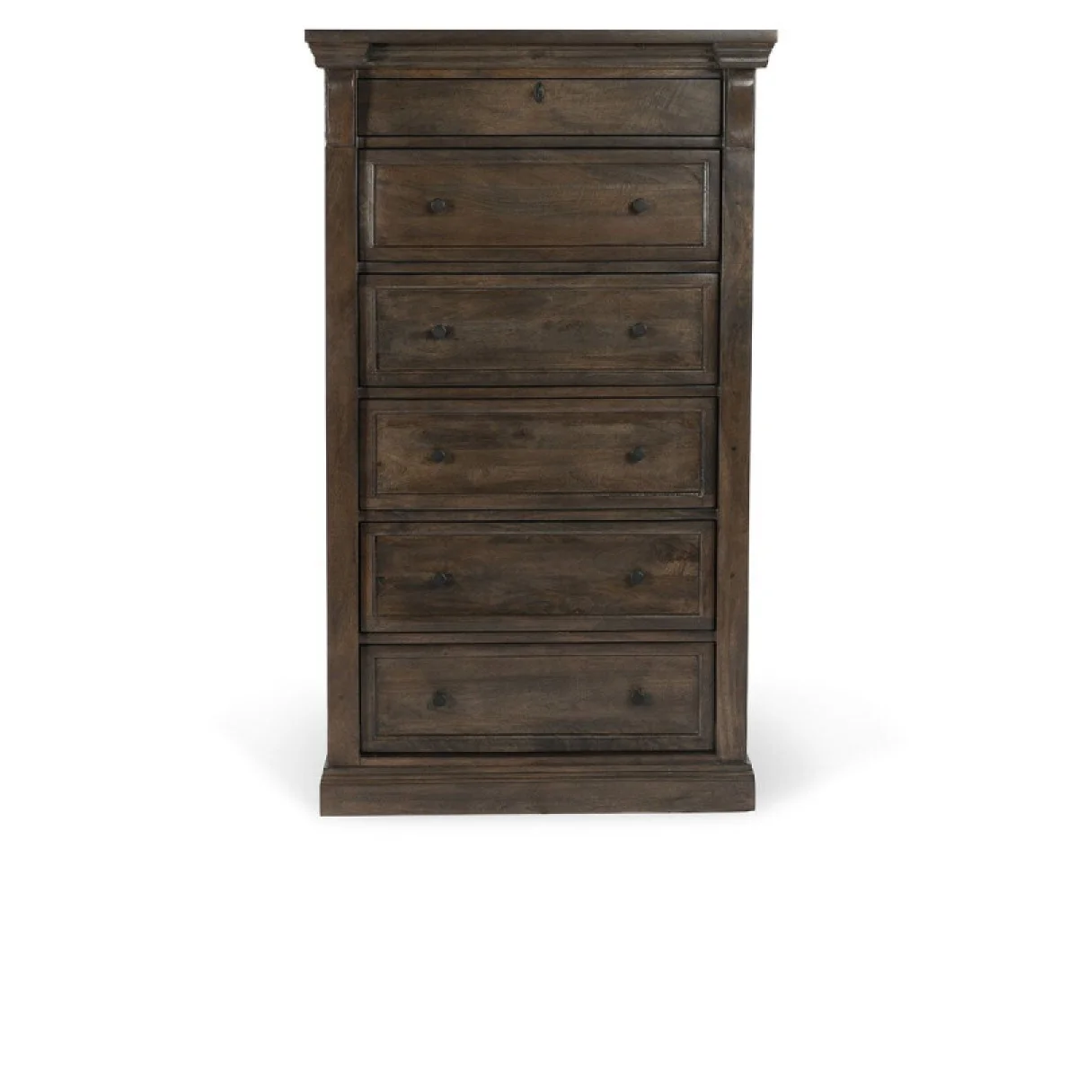Adelaide Solid Wood 6dwr Chest – Cocoa Brown Chests Brown 6