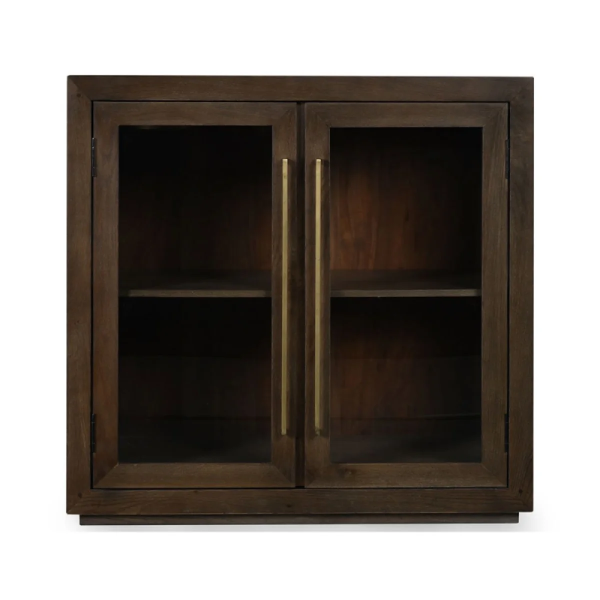 Bradley Solid Wood 2dr Cabinet Dining Storage Brown 6
