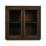 Bradley Solid Wood 2dr Cabinet Dining Storage Brown 16