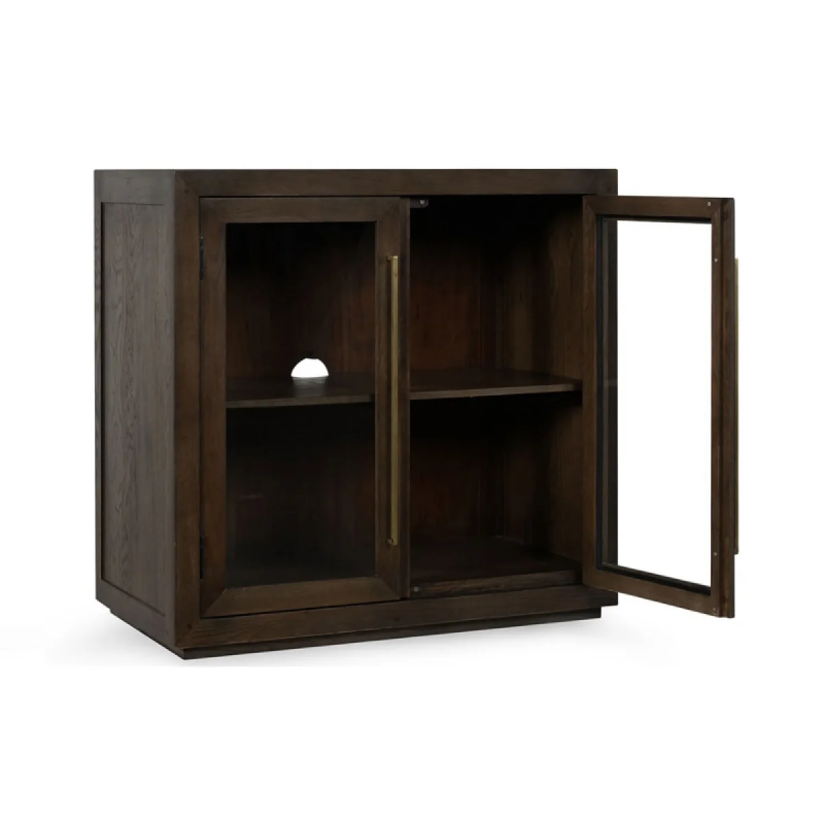 Bradley Solid Wood 2dr Cabinet Dining Storage Brown 9