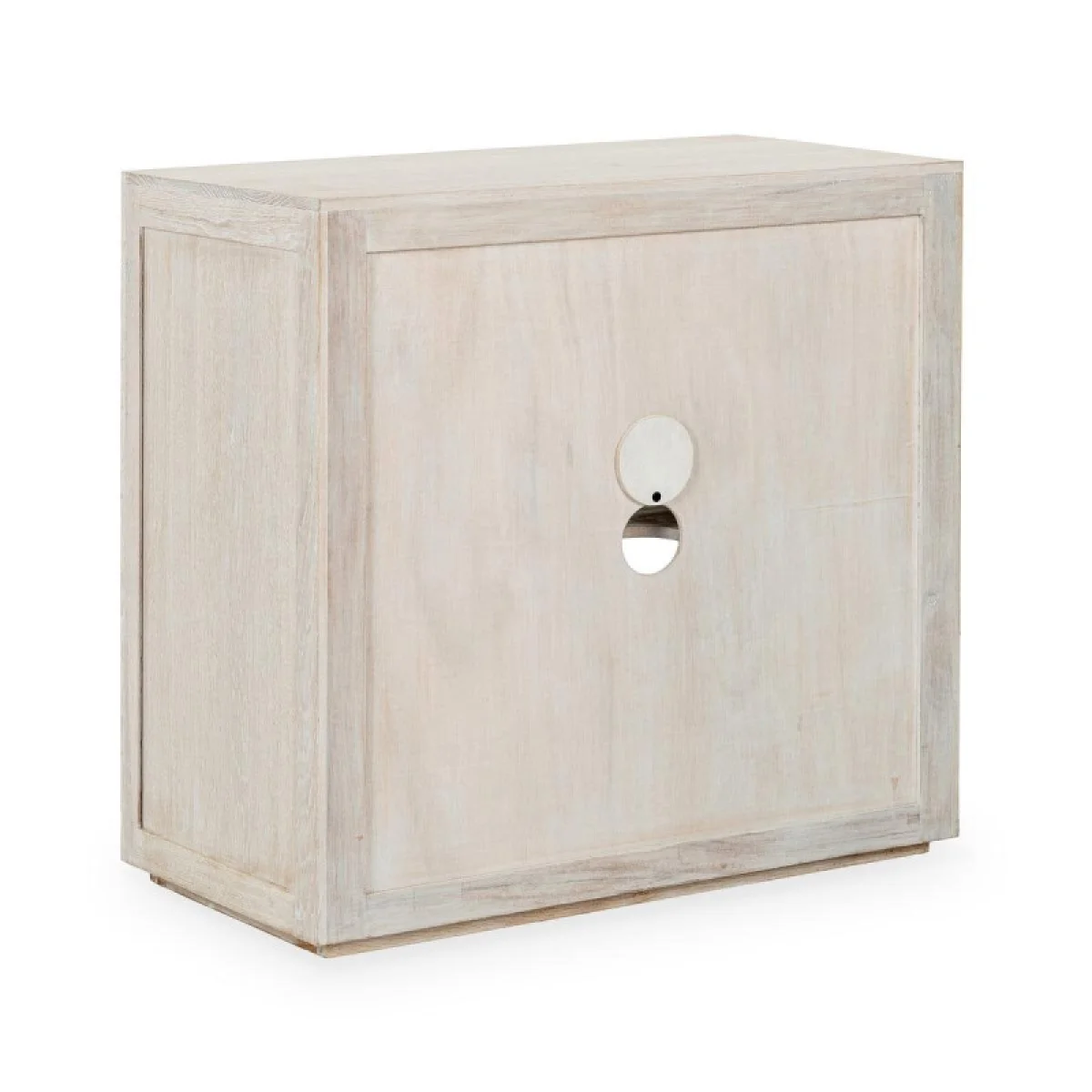 Bradley Solid Wood 2dr Cabinet – White Wash Dining Storage Classic Home 8