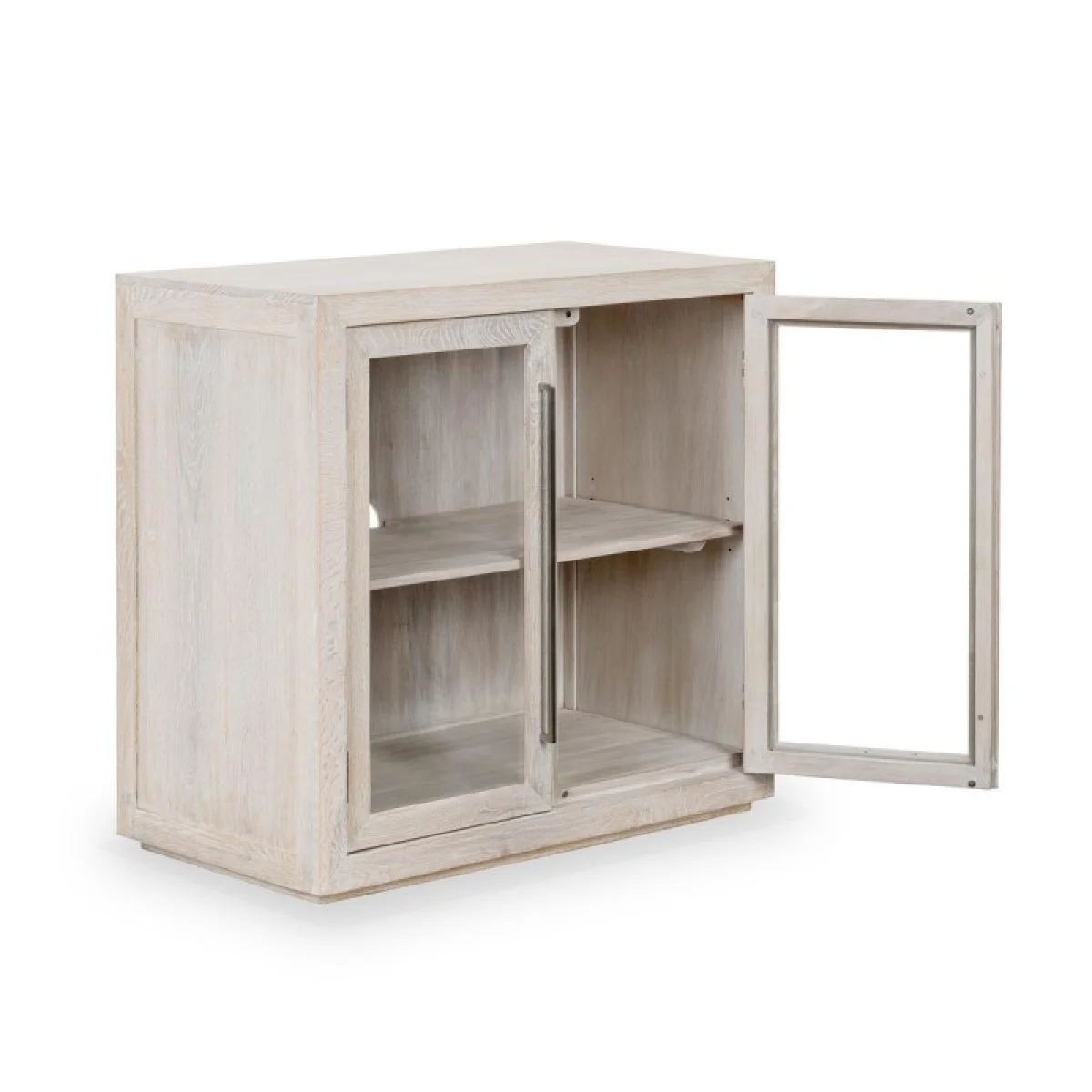 Bradley Solid Wood 2dr Cabinet – White Wash Dining Storage Classic Home 9