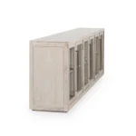 Bradley Solid Wood 6dr Cabinet – White Wash Dining Storage Classic Home 20