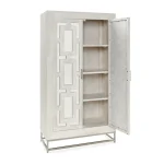 Adina Solid Wood Tall Cabinet Accent Furniture Accent Furniture 16