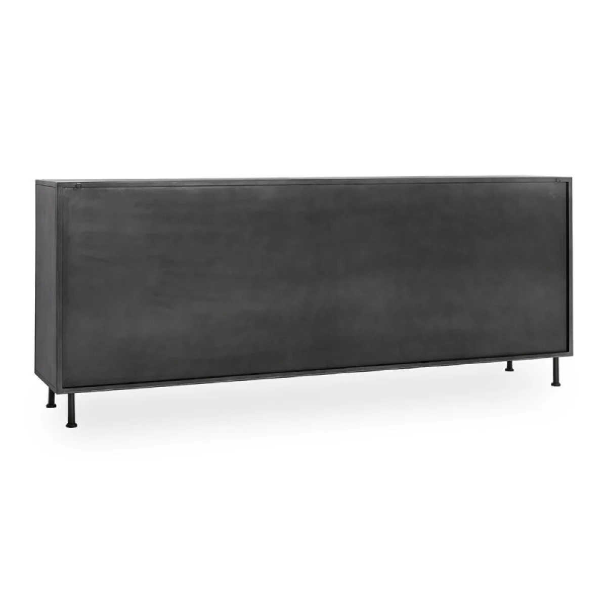 Nore Metal/glass 4dwr 4dr Cabinet Dining Storage black 8