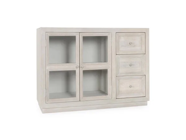 Albero Solid Wood 4dr Buffet Dining Storage Brown 27